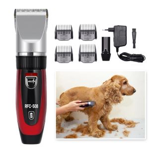 Trimmers Surker Professional Pet Dog Hair Clipper Trimez rechargeable Coiffe de cheveux Low Bruit Cutter Grooming For Cat