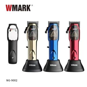 Trimmers WMARK Hair Clipper 9000 RMP Electric Clippers Oil Head Pusher Charging Ttrimmer NG9002