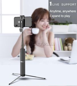 Trépied Selfie Stick Bluetooth Selfie Stick pour iPhone 11 Pro Samsung Huawei P40 5G téléphone sans fil Bluetooth avec télécommande