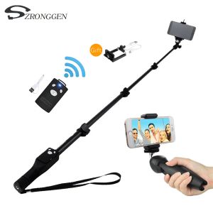 Trépieds pour le téléphone de caméra numérique de GoPro Hero Yunteng 1288 Bluetooth Selfie Stick Selftime Pole Selfportrait Monopod ou 228 Mini Trépied