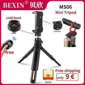 Trépieds mini selfie stick trépied téléphone trépied stand universal Photography for gopro iphone samsung xiaomi huawei téléphone live trépode par