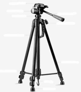 Tripodes Tripod Professional Stand pour le caméscope de la caméra WF3520 Tripe Black Tripe Extenseur Para Foto avec poignée