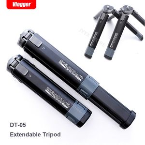 Trípodes Vlogger DT-05 Mini soporte de soporte Aleación de aluminio Escritorio telescópico Universal 14 