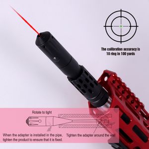 Accessoires tactiques TriRock Kits de resserrement Laser rouge de chasse pour lunette de visée de calibre .177 à .78 avec interrupteur marche/arrêt