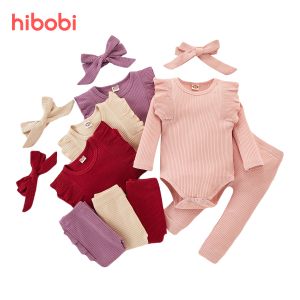 Pantalones Hibobi Conjunto de ropa de bebé otoño