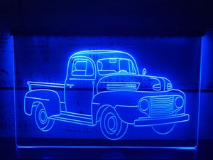 Automotive Repair Shop LED Neon Sign - Bright Illuminated Truck Car Service Display, Energy-Efficient Blue & Red Light