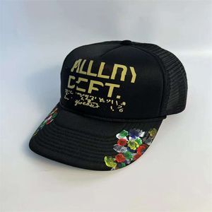 Camionneur Nouveau 2023 Design de mode fleurs chapeaux de rue Capes à billes de casquette de baseball pour homme femme de godet réglable