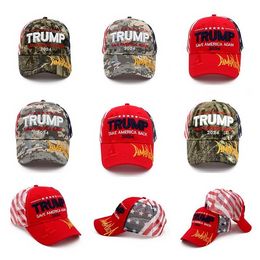 Шляпа Трампа 2024 Кепка для президентских выборов в США Take America Back Кепки с регулируемой скоростью отскока Хлопковые спортивные шапки Dhl