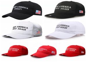 Trump Hat Broderie Make America Great Again Hat MAGA Flag USA Election Supplies s Soild Color Sports Outdoor Sun Hats LJJP3981008693