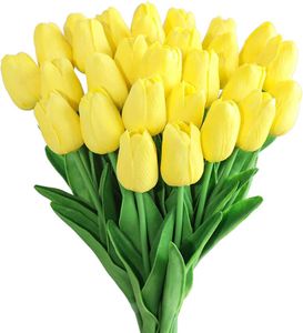 Tulipes fleurs artificielles PU Calla fausses fleurs vraie touche fleurs pour la décoration de mariage maison fête décoration faveurs