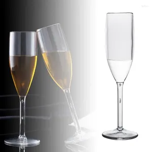 Gobelets Flûtes à Champagne en plastique Tasse à vin Tasses de fête Matériau PC Tasses à Cocktails incassables Tasse essentielle pour