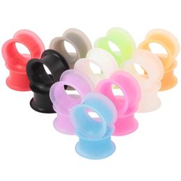 Tunnels Jewelrytunnels Jewelry Multi Body Jauges Oreille Taille 3-25 mm Soft Stretchers Sile 100 Pcs Couleurs De Plugs Drop Delivery 2021 Erx2I