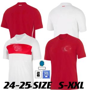 Turkiyes Soccer Jersey 2024 Euro Cup Turkey National Team Home Away Demiral Kokcu Yildiz Enes Calhanoglu Football Shirts Kit xxl Quality Product