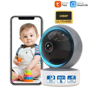 Tuya Home Surveillance Camera Night Vision Baby Monitor 1080P Wireless IP For Smart Life