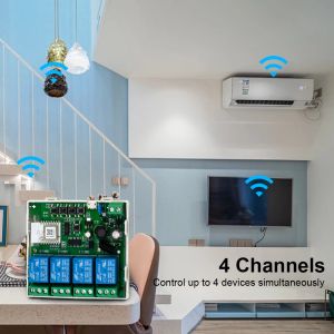 Tuya Zigbee Smart Motor Relay Switch 1 CH DC 12V 24V 220V Smart Home Bridge Light Control remoto 10A Receptor Alexa Google Home