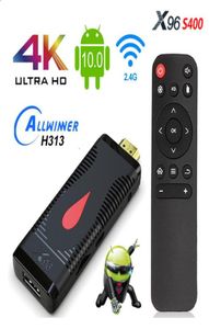 TV Stick Android 100 X96 S400 TV Stick Android X96S400 Allwinner H313 Quad Core 4K 60fps 24G WIFI 2GB 16GB TV Dongle VS X96S5936253