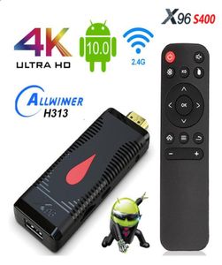 TV Stick Android 100 X96 S400 TV Stick Android X96S400 Allwinner H313 Quad Core 4K 60fps 24G WIFI 2GB 16GB TV Dongle VS X96S5352991