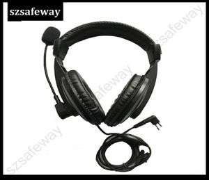 Casque radio bidirectionnel avec vox PPT push to talk et micro à flèche pivotante pour talkie-walkie Motorola CP040 CP200GP300GP88 etc8636048