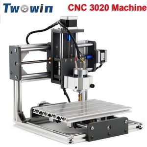 TWOWIN CNC 3020 Máquina DIY Láser grabador 3 eje GRBL control CNC Cutting Machine 200W/300W Wood Router para principiante