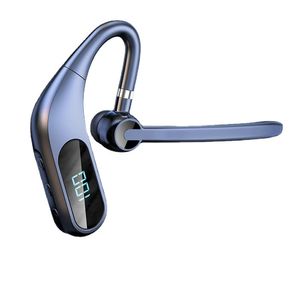 TWS Auriculares Bluetooth Gancho para la oreja Auriculares inalámbricos Pro LED Pantalla digital Auriculares de negocios para Apple Teléfono celular Auriculares con micrófono Rotación de lado a lado