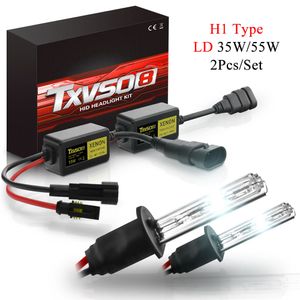 TXVSO8 110W HID Kit de conversión de faros de xenón H1 H3 tipo 2 uds bombillas de 55W con balasto delgado 3000K 5000K 6000K 8000K 10000K 12000K