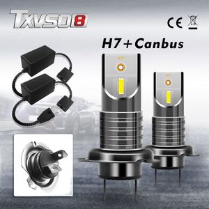 TXVSO8 2020 H7 LED Canbus Mini lumières voiture 55W/ampoule lampes à Diode universelles 6000K phare Super lumineux pour Automobile 26000LM