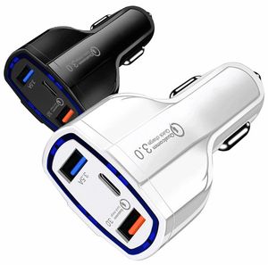 Chargeur de voiture de type C allume-cigare 5A PD Charge rapide QC 3.0 double Port USB chargeur rapide pour xiaomi iphone 13