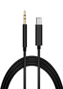 Cable auxiliar tipo C a 3,5 mm, adaptador de conector USBC 3,5, auriculares para teléfono móvil, ordenador, coche, línea auxiliar 2496151