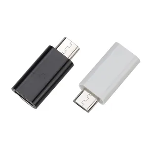 Tipo C USB-C Hembra a Micro USB Macho Adaptador de carga Conector convertidor de datos