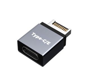 Adaptador tipo E PC Placa base Expansión Cabezal Enchufe usb3.1 3.0 Tipo-E Macho a Tipo-C Hembra USB A C Hembra