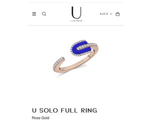 U Los Ángeles solo medio anillo COMPLETO Azul lapislázuli oro Verde malaquita platina negro Ángeles Diseñador diamante Concha blanca joyería fina de lujo pavé sello boda