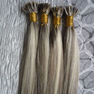 U Tip Extensions de cheveux droite Fusion Remy cheveux humains 200 grammes pré-collés brésiliens kératine Extensions de cheveux