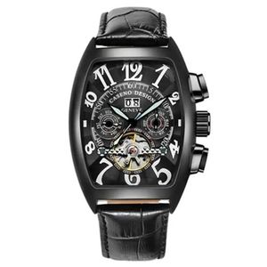 U1 TOP AAA MULLER- Brand Luxury Men's Watch's Watch Self-Wind Skeleton Tourbillon Automatic Mouvement 3BAR ARRÉPERSHER MEN MENS