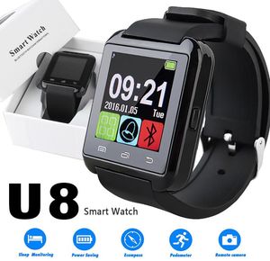 U8 Smart Watch Topp Screen Wrist Wistches with Sleeping Monitor pour iPhone 7 6 Samsung S8 Android iOS Phone 3219764