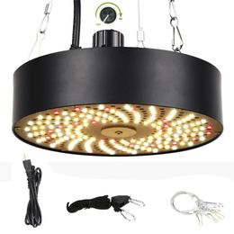 UFO LED Grow Light 168 LED Lampe à spectre complet à intensité variable pour plantes de jardin d'intérieur Plantes à effet de serre telles que Veg Succulents Flower Hydroponic Seedling