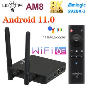 UGOOS AM8 Smart TV Box Android 11 Amlogic S928X-J 4 Go 32 Go WiFi6 BT5.3 1000m Set Top Box AV1 Dolby Audio / Dolby Vision