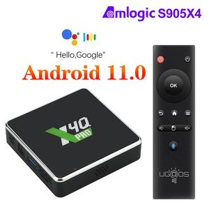 Ugoos X4Q Pro TV BOX Android 11 Smart TV Box S905X4 DDR4 4GB 32GB/64GB Wifi 1000M X4Q Cube/Plus décodeur