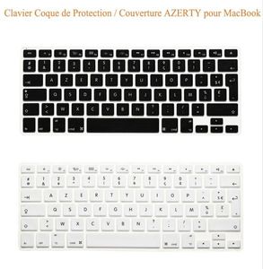 UKEU Clavier AZERTY funda de teclado de silicona para MacBook Pro Air Retina 13039039 pulgadas A1342 A1369 A1466 A1278 A1425 A154182960