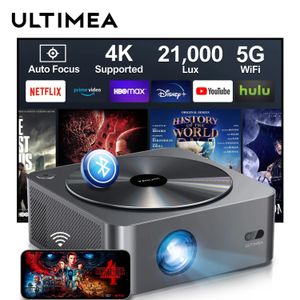 Projecteur ULTIMEA Full HD 1080P 5G WiFi LED 4K vidéo projecteur intelligent PK DLP cinéma maison cinéma Bluetooth projecteurs 240112
