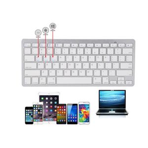 Clavier Bluetooth ultra fin pour tablette Samsung Huawei et autres appareils compatibles Bluetooth, pour Android, Windows