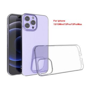 Coque de téléphone Ultra-mince en GEL TPU Transparent de 0.5mm, étui fin pour Iphone 13 12 11 Mini pro Max