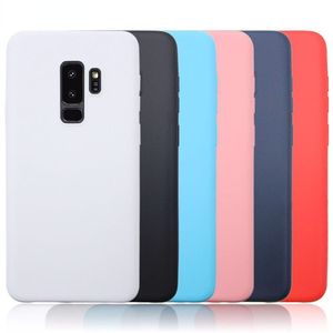 Coques ultra fines en TPU mat pour Samsung Galaxy S7 Edge S8 S9 S10 Plus Note 8 9 couverture J4 J6 J8 A6 A8 Plus 2018 coque souple en silicone