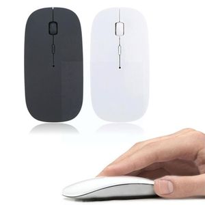 Souris sans fil ultra-mince Moute Mute Bluetooth Mouse 2,4 GHz Accessoires d'ordinateur portable de souris High Usb Notebook USB pour tablette W8M6