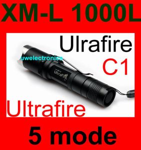 Ultrafire C1 T6 LED 5 modes Max Lumens 18650 lampe torche P602956578