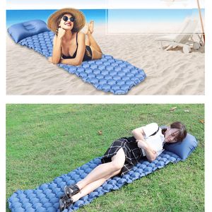 Ultralight Outdoor Inflatable Cushion Sleeping Camping Mat Mattress Camping Hiking Travel Colchon Inflable Convenient and practical