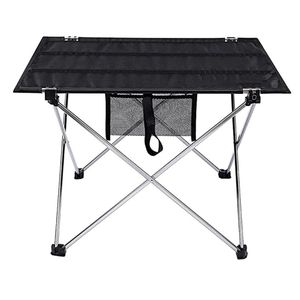 Table de Camping pliante portative ultralégère Tables enroulables compactes avec sac de transport pour Camping en plein air randonnée pique-nique 240125