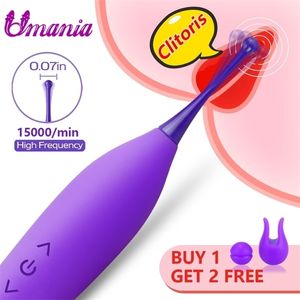 Vibromasseurs ultrasoniques à haute fréquence pour les femmes G Spot Clitoris Stimulator Clit Climax Nipple Massager Fast Scream Orgasm Sex Toys 210720