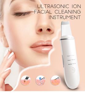 Instrument de nettoyage du visage ionique à ultrasons Épurateur de peau Ion Nettoyage en profondeur du visage Peeling Rechargeable Soins de la peau Dispositif de nettoyage de beauté