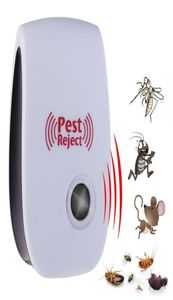 Plaga ultrasónica Rechazo Control del repeler Repelente Electrónico Rata Rata Anti roedor Bug Cucaracha Mosquito Insectos asesino5463113