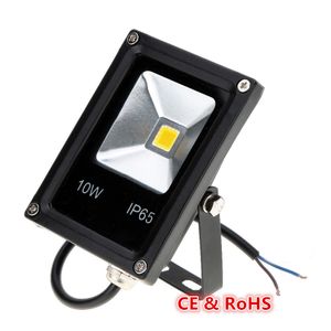 Ultrathin LED Flood Light 10W Black Cover AC85-265V Waterproof IP65 Floodlight Spotlight Outdoor Lighting Free Shipping